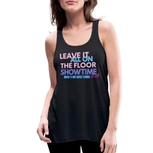 Leave it on the floor Dark shirt - Women's Flowy Tank Top by Bella