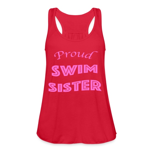 swim sister - Women's Flowy Tank Top by Bella