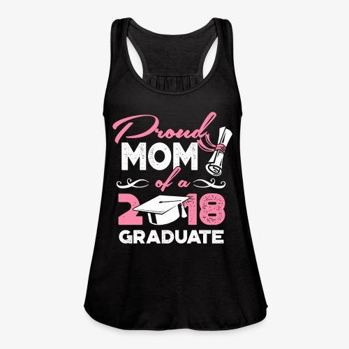 Proud Mom Graduate Mother Gift Shirt - Women's Flowy Tank Top by Bella