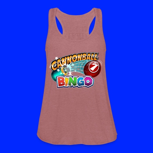 Vintage Cannonball Bingo Logo - Women's Flowy Tank Top by Bella