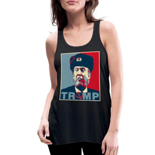 Trump Russian Poster tee - Women's Flowy Tank Top by Bella