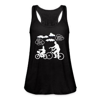 What Are Clouds Made Of, Linux Servers Mostly 8 - Women's Flowy Tank Top by Bella - black - Front - Julia (174cm)