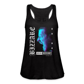 Bizarre Streetwear - Women's Flowy Tank Top by Bella - black - Front - Julia (174cm)