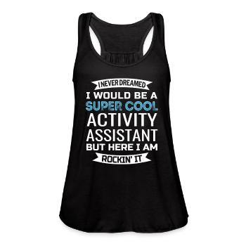 Activity Assistant Activities Professional Week - Women's Flowy Tank Top by Bella - black - Front - Julia (174cm)