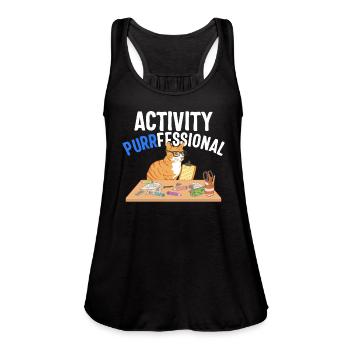 Activity Professional Shirt, Activity - Women's Flowy Tank Top by Bella - black - Front - Julia (174cm)