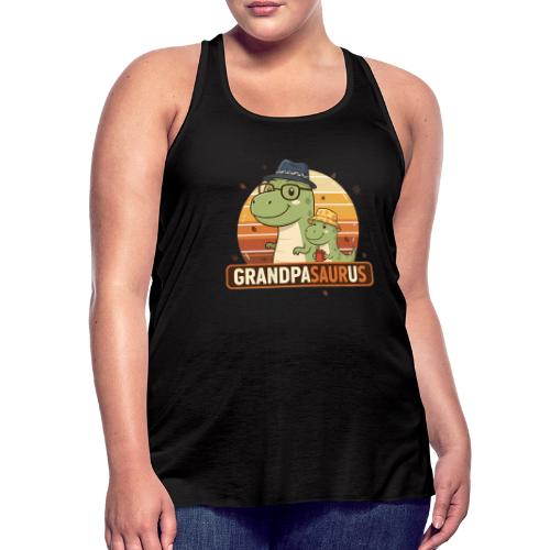 GrandpaSaurus Sunset Duo - Women's Flowy Tank Top by Bella