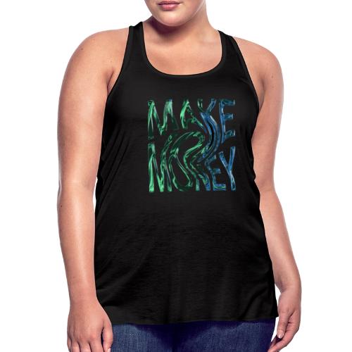 Make Money Neon 3D - Women's Flowy Tank Top by Bella