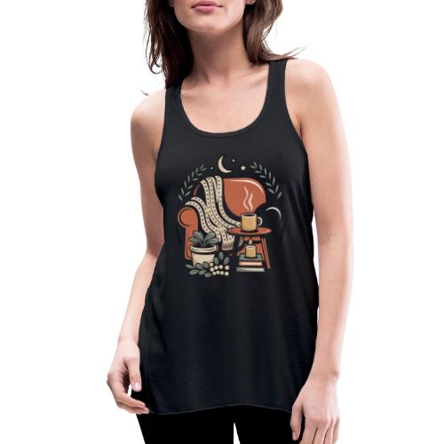 Moonlit Cozy Night Recliner - Women's Flowy Tank Top by Bella