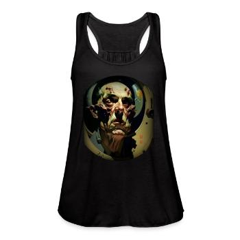 A horror unknown - Women's Flowy Tank Top by Bella - black - Front - Julia (174cm)