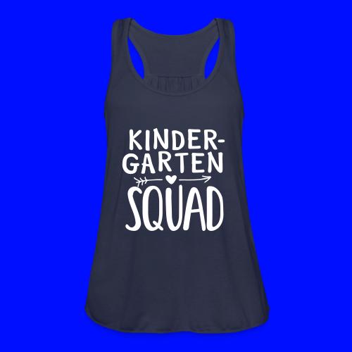 Kindergarten Squad Teacher Team T-Shirts - Women's Flowy Tank Top by Bella