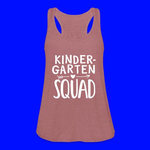 Kindergarten Squad Teacher Team T-Shirts - Women's Flowy Tank Top by Bella