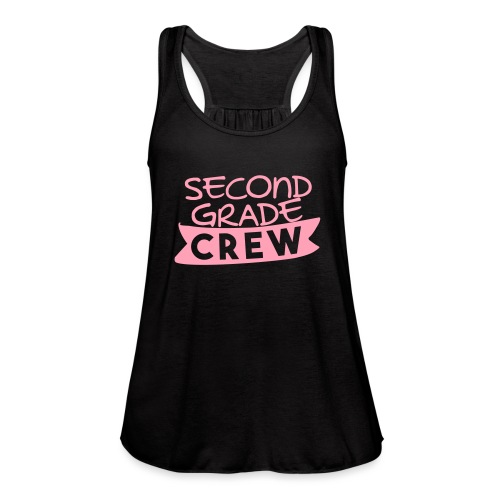 Second Grade Crew Teacher T-shirts - Women's Flowy Tank Top by Bella