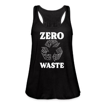 Zero Waste Zero Waste Consultant - Women's Flowy Tank Top by Bella - black - Front - Julia (174cm)