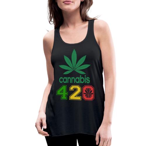 Light Hearted 420 Make It Legal Weed Marijuana - Women's Flowy Tank Top by Bella