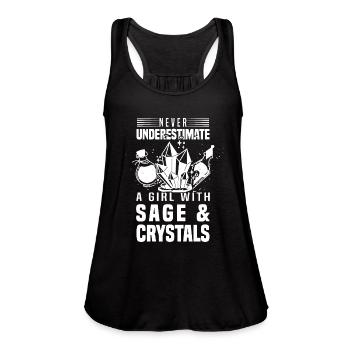 witches - Women's Flowy Tank Top by Bella - black - Front - Julia (174cm)