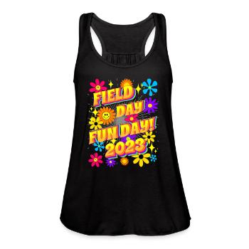 Field Day Teacher Field Day Fun Day Last Day Of - Women's Flowy Tank Top by Bella - black - Front - Julia (174cm)