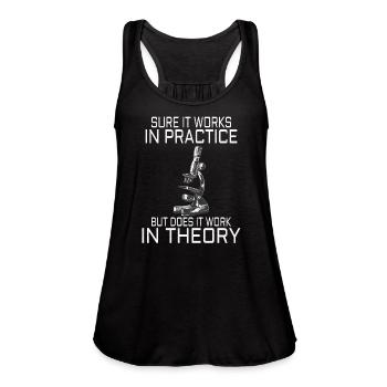 Physics Science Physicist Physics Teacher Gift - Women's Flowy Tank Top by Bella - black - Front - Julia (174cm)