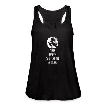 Witch - Women's Flowy Tank Top by Bella - black - Front - Julia (174cm)