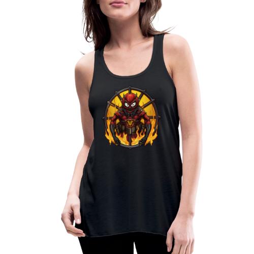 Firefighter spider - Women's Flowy Tank Top by Bella