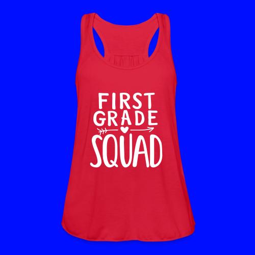 First Grade Squad Teacher Team T-Shirts - Women's Flowy Tank Top by Bella