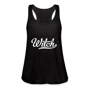 witch - Women's Flowy Tank Top by Bella - black - Front - Julia (174cm)