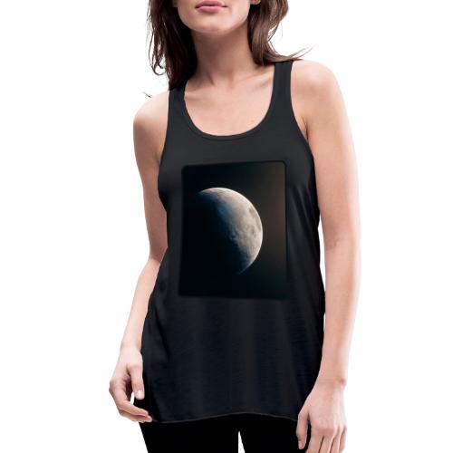 Crescent Moon Celestial Artwork - Women's Flowy Tank Top by Bella