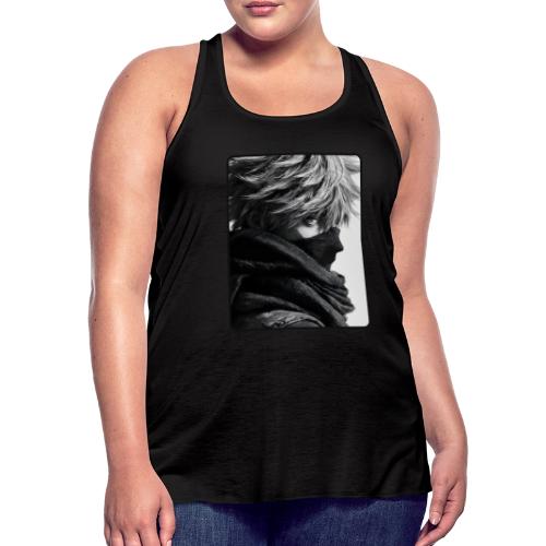 Battle-Worn Ninja Portrait - Women's Flowy Tank Top by Bella