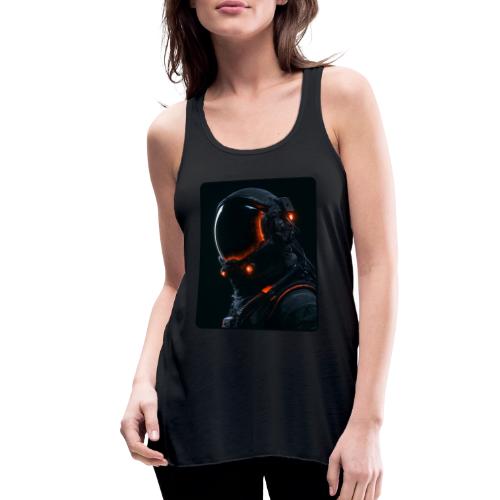 Futuristic Astronaut Helmet - Women's Flowy Tank Top by Bella