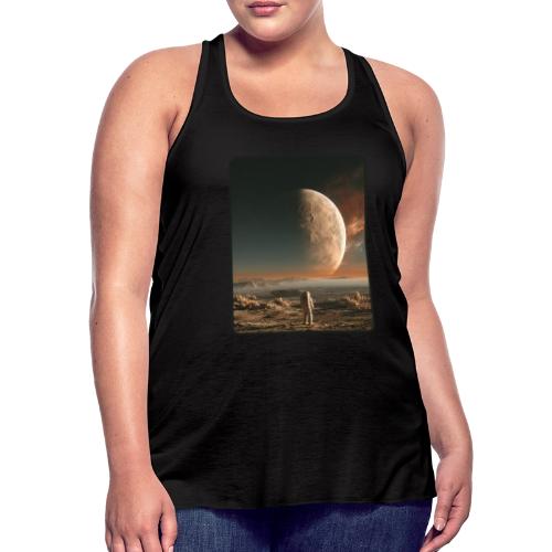 Astronaut on an Alien Moon - Women's Flowy Tank Top by Bella