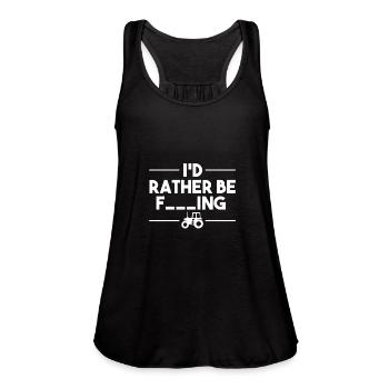 Farmer - Women's Flowy Tank Top by Bella - black - Front - Julia (174cm)