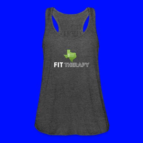 fit therapy - Women's Flowy Tank Top by Bella