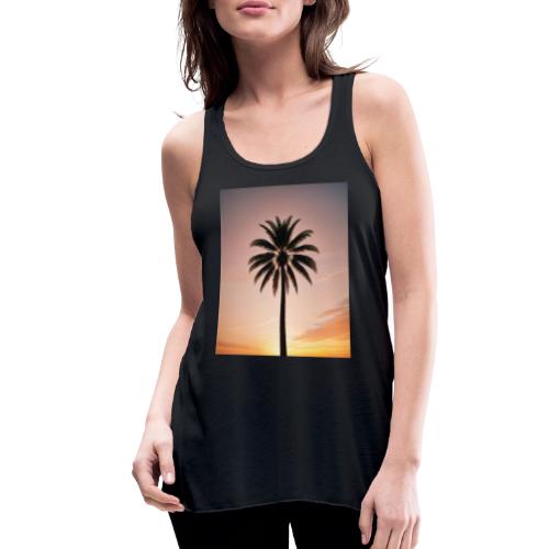 palm peace - Women's Flowy Tank Top by Bella
