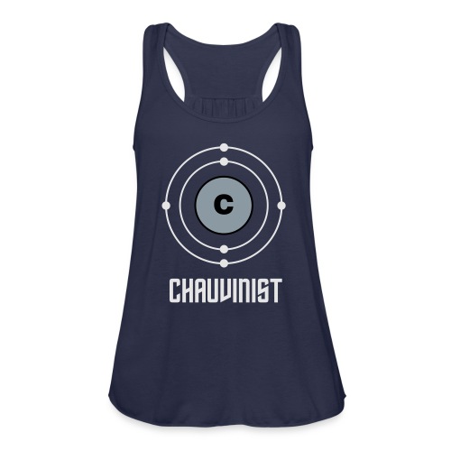 Carbon Chauvinist Electron - Women's Flowy Tank Top by Bella