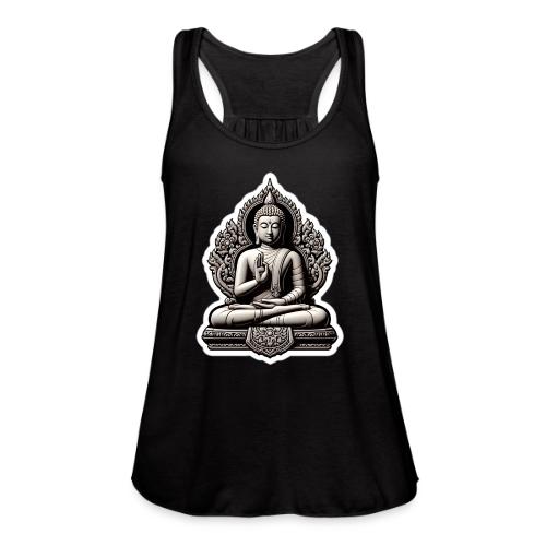 The Buddha Displaying Hand Mudra - Women's Flowy Tank Top by Bella