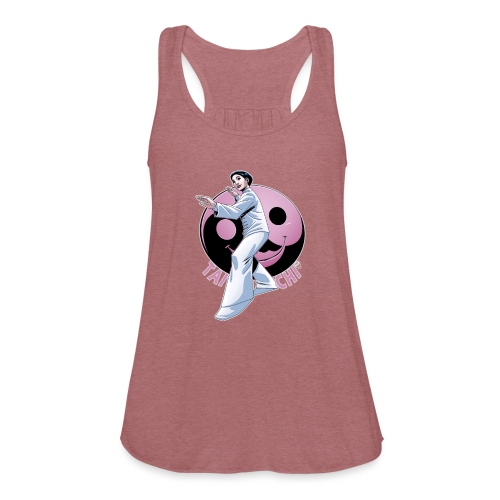 Tai Chi Shirt Nancy Hellman inspired design - Women's Flowy Tank Top by Bella