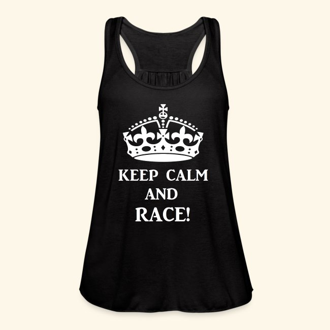 keep calm race wht