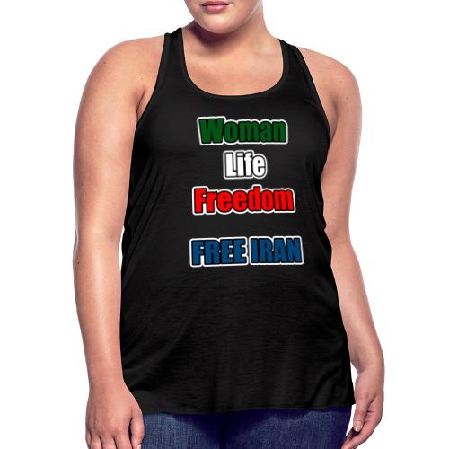 Woman Life Freedom - Women's Flowy Tank Top by Bella