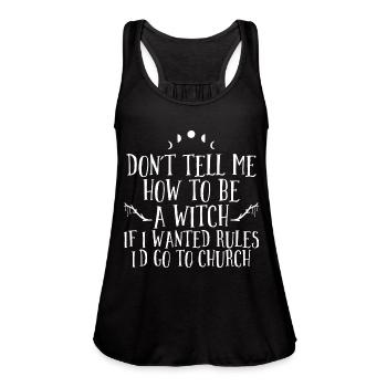 witches - Women's Flowy Tank Top by Bella - black - Front - Julia (174cm)