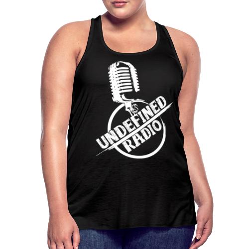 Undefined Radio Logo white - Women's Flowy Tank Top by Bella