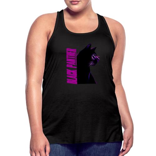 Neon cat - Women's Flowy Tank Top by Bella