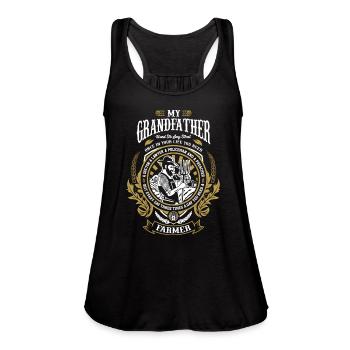 Farmer farmers union farmers farmer horny farme - Women's Flowy Tank Top by Bella - black - Front - Julia (174cm)