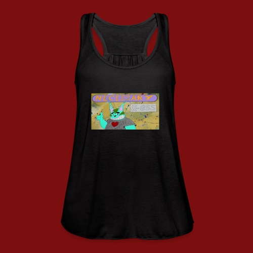 K-0SS Kat and necessary k-0SS header - Women's Flowy Tank Top by Bella
