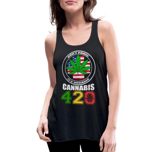 Side Splitting 420 My Medical Weed Marijuana - Women's Flowy Tank Top by Bella