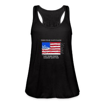 fallen stars - Women's Flowy Tank Top by Bella - black - Front - Julia (174cm)