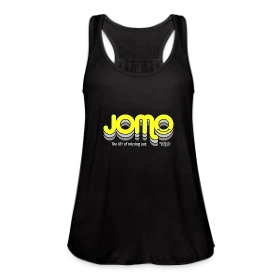 JOMO Yellow - Women's Flowy Tank Top by Bella