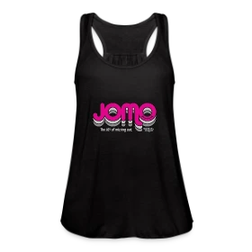 JOMO pink - Women's Flowy Tank Top by Bella