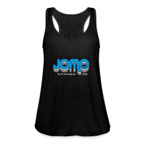 JOMO blue - Women's Flowy Tank Top by Bella