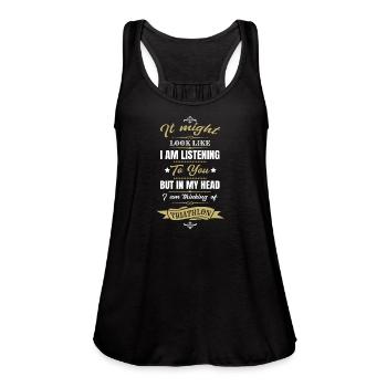 Triathlon - Women's Flowy Tank Top by Bella - black - Front - Julia (174cm)
