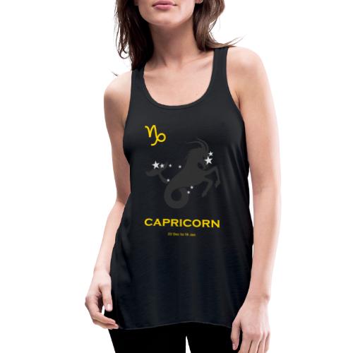 Capricorn zodiac astrology horoscope - Women's Flowy Tank Top by Bella