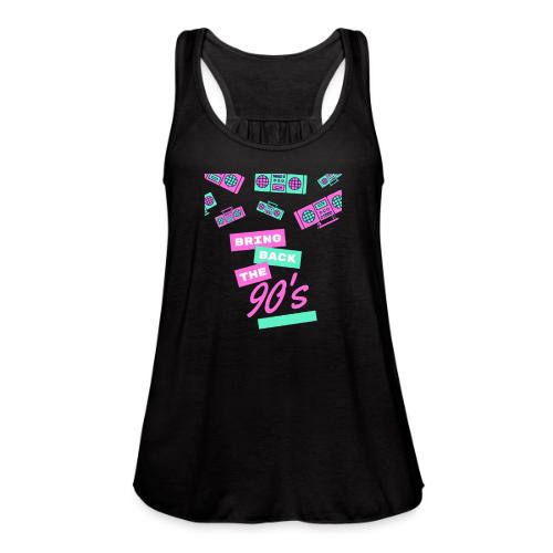 Bring Back The 90s Nostalgia Design| Retro 90s Art - Women's Flowy Tank Top by Bella